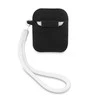 Apple AirPods Guess silikoninis Vintage (GUACA2LSVSBW) ausinių dėklas juodos spalvos
