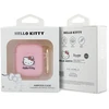 Hello Kitty HKA23DKHSP AirPods 1/2 Dėklas rožinės spalvos Silicone 3D Kitty Head