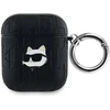 Karl Lagerfeld KLA2PGCHPK AirPods 1/2 dėklas juodos spalvos Monogram Choupette Head