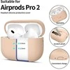 Apple AirPods Pro 1 / 2 Tech-Protect silikoninis Caffe Latte dėklas ausinėms kreminės spalvos