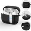 Dėklas Tech-Protect SILICONE HOOK AIRPODS Pro 1 / 2 ŠVIESIAI MĖLYNAS