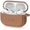 Dėklas Apple AirPods Pro 1/2 Tech-Protect silikoninis Rope Chocolate ruda