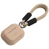 Dėklas Apple AirPods Pro 1/2 Tech-Protect silikoninis Rope Cafe Latte kreminis