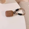 Dėklas Apple AirPods Pro 1/2 Tech-Protect silikoninis Rope Chocolate ruda