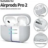 Apple AirPods Pro 1 / 2 Tech-Protect silikoninis Crayon dėklas ausinėms pilkos spalvos