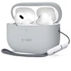 Apple AirPods Pro 1 / 2 Tech-Protect silikoninis Crayon dėklas ausinėms pilkos spalvos