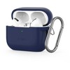 Apple AirPods Pro 1 / 2 Tech-Protect silikoninis su karabinu dėklas ausinėms mėlynos spalvos