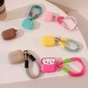Dėklas Apple AirPods Pro 1/2 Tech-Protect silikoninis Rope Cafe Latte kreminis
