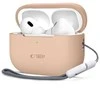 Apple AirPods Pro 1 / 2 Tech-Protect silikoninis Caffe Latte dėklas ausinėms kreminės spalvos