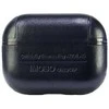 Apple AirPods Pro 2 Audi Leather Big Logo Cover (AU-APP2-GT/D3-BK) dėklas ausinėms juodos spalvos
