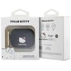 Hello Kitty HKAP23DKHSK AirPods Pro 2 (2022/2023) Dėklas juodos spalvos Silicone 3D Kitty Head