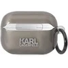 Karl Lagerfeld KKLAP2HNIKTCK Airpods Pro 2 (2022/2023) dėklas juodos spalvos Ikonik Karl Lagerfeld