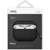 UNIQ dėklas Terra AirPods Pro 2 gen.Genuine Leather (2022/2023) juodos spalvos