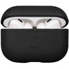 UNIQ Dėklas Terra AirPods Pro 2 gen. Genuine Leather (2022/2023) dallas juodos spalvos