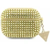 Guess GUAPHDGTPD AirPods Pro dėklas aukso spalvos Rhinestone Triangle Charm