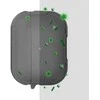 UNIQ Valencia dėklas AirPods Pro gunmetal pilkos spalvos Antimicrobial