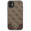 Apple iPhone 11 6.1 "Guess dėklas 4G Triangle Collection GUHCN61PU4GHBR rudos spalvos