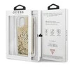 Guess GUHCN61LG4GGO Apple iPhone 11 6,1″ / Xr auksinis kietas dėklas 4G Big Liquid Glitter
