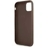 Guess GUHCN614GDBR Apple iPhone 11 6,1″ / Xr rudos spalvos kietas dėklas 4G Stripe