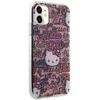 Apple iPhone 11 Hello Kitty dėklas IML Tags Graffiti (HKHCN61HDGPTP) rožinės spalvos