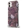 Apple iPhone 11 Hello Kitty dėklas IML Tags Graffiti (HKHCN61HDGPTP) rožinės spalvos