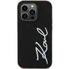 Karl Lagerfeld KLHCN61SKSVGK Apple iPhone 11 /Xr 6.1″ juodos spalvos kietas dėklas Silicone Signature