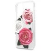 Guess GUHCN58ROSTRT Apple iPhone 11 Pro skaidrus kietas dėklas Flower Desire rožinės spalvos & baltos spalvos Rose