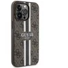Apple iPhone 11 / XR Guess dėklas 4G Printed Stripe MagSafe (GUHMN61P4RPSW) rudos spalvos