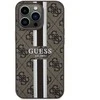 Apple iPhone 11 / XR Guess dėklas 4G Printed Stripe MagSafe (GUHMN61P4RPSW) rudos spalvos