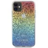 Apple iPhone 11 / XR Guess dėklas IML Faceted Mirror Disco Iridescent (GUHCN61HDECMI) įvairiaspalvis