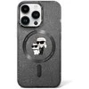 Apple iPhone 11 / XR Karl Lagerfeld dėklas Karl&Choupette Glitter MagSafe (Klhmn61hgkcnok) juodos spalvos