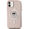 Karl Lagerfeld KLHMN61HFCCNOP Apple iPhone 11 / Xr 6.1″ rožinės spalvos kietas dėklas IML Choupette MagSafe
