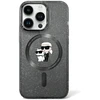 Karl Lagerfeld KLHMN61HGKCNOK Apple iPhone 11/ Xr 6.1″ juodos spalvos kietas dėklas Karl&Choupette Glitter MagSaf