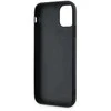 Karl Lagerfeld KLHCN61PQDSMGK Apple iPhone 11 / Xr 6.1″ juodos spalvos kietas dėklas Diagonal Quilted Script