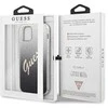 Apple iPhone 12 Mini Guess dėklas Glitter Gradient Script (GUHCP12SPCUGLSBK) juodos spalvos
