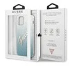 Apple iPhone 12 Mini Guess dėklas Glitter Gradient Script (GUHCP12SPCUGLSBL) mėlynos spalvos