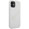 GUESS GUHCP12SVCRONE IPHONE 12 MINI 5.4" KREMINIS / KREMINIS KIETAS DĖKLAS SCRIPT VINTAGE