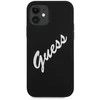 Dėklas GUESS HARDCASE GUHCP12SLSVSBW SILICONE VINTAGE IPHONE 12 MINI Juodas/Baltas