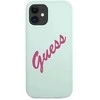 Guess GUHCP12SLSVSBF Apple iPhone 12 mini 5,4″ mėlynas fuschia kietas dėklas Silicone Vintage