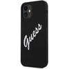 Dėklas GUESS HARDCASE GUHCP12SLSVSBW SILICONE VINTAGE IPHONE 12 MINI Juodas/Baltas