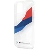 Apple iPhone 12 Pro Max BMW dėklas Motorsport Tricolor (BMHCP12LSKTGT) skaidrus