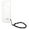 Apple iPhone 12 Pro Max Guess dėklas Juodas Pearl (GUHCP12LKPSBK) skaidrus