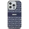 Apple iPhone 13 / 14 / 15 DKNY dėklas IML Mono & Stripe MagSafe (DKHMP15SHRHSEB) mėlynos spalvos