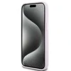 DKNY DKHMP14SSMCHLP Apple iPhone 14 15 13 6.1″ rožinės spalvos kietas dėklas Liquid Silicone Small Metal Logo MagSafe