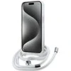 Apple iPhone 13 / 14 / 15 Karl Lagerfeld dėklas IML Choupette Head &amp; Cord MagSafe (KLHMP13MHCCHNT) skaidrus