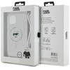 Karl Lagerfeld KLHMP14SHCCHNT Apple iPhone 14/ 13 / 15 6.1″ kietas dėklas skaidrus IML Choupette Head & Cord