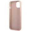 Apple iPhone 13 Guess dėklas Saffianotriangle Logo Cardslot (GUHCP13MPSATPP) rožinės spalvos