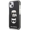 Karl Lagerfeld KLHCP13MTPE2TK Apple iPhone 13/ 14 / 15 6,1″ kietas dėklas juodos spalvos Karl&Choupette Head