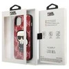 Apple iPhone 13 Karl Lagerfeld dėklas Monogram Ikonik Patch raudonos spalvos