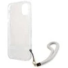 Dėklas Guess GUHCP13SHFLSD Apple iPhone 13 mini 5,4″ aukso spalvos hardcase Flower Strap